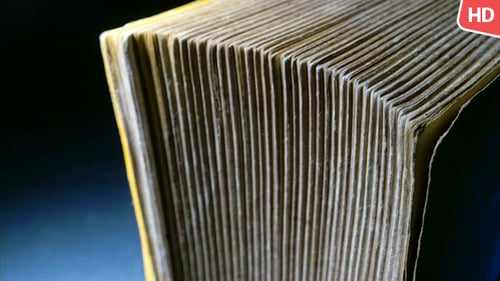 Close Up Of Book Pages