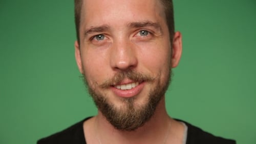 Smiling Young Man's Face