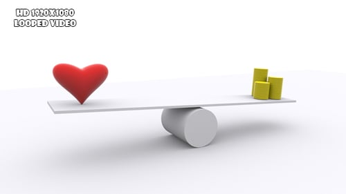 Teeter - Love Or Money Balance Concept
