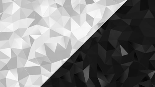 Seamless Geometric Polygonal Background Loop with Color Transition