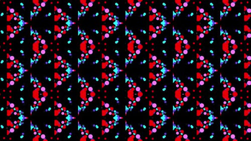Fractal Red and Blue Kaleidoscope Fire Background Loop 4K 04,.,Gold kaleidoscope sequence patterns