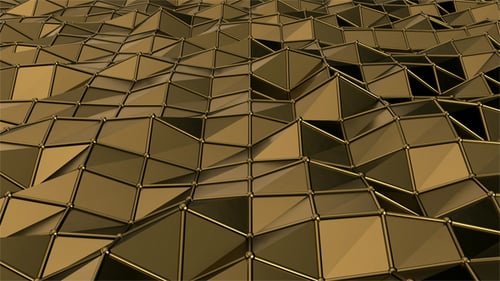 Abstract Golden Geometric Undulating Background Loop