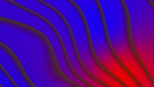 Abstract Fluid Gradient Waves Looping Background