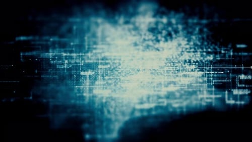 Fondo de simulación futurista Metaverse Matrix 03