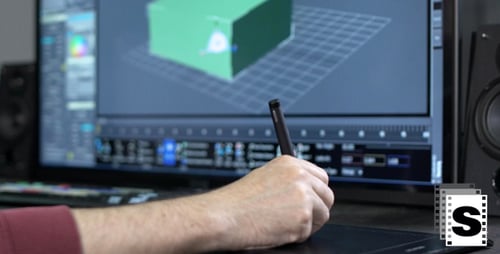 Designer verwendet den Eingabestift