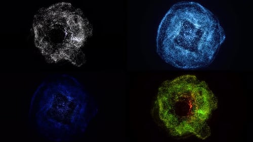 Sternexplosion im Weltraum auf schwarzem Hintergrund