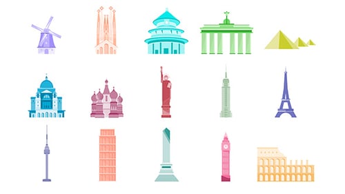 Animated Landmark Pack