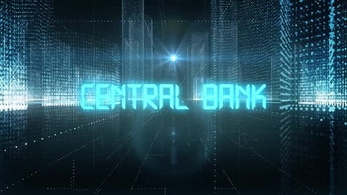 Skyscrapers Digital City Tech Word Central Bank