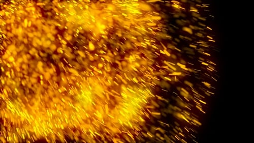 Golden Particles Explosion V8