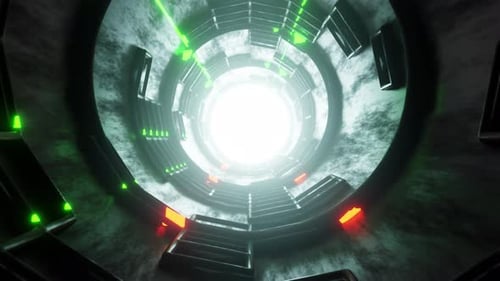 Tube de science-fiction 4K 30 FPS en boucle