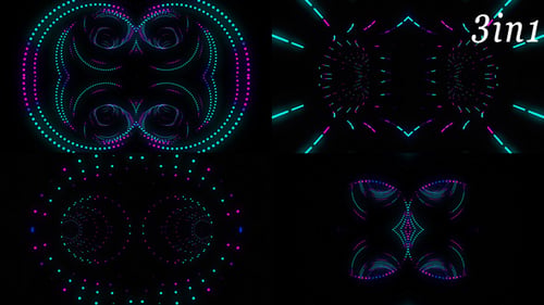 Blink Pink - VJ Loop Pack (3in1)