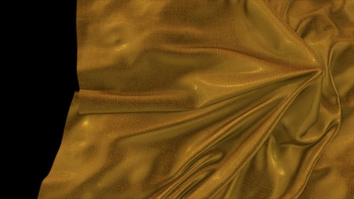 Golden Fabric Reveal Transition