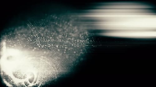 Futuristic Metaverse Matrix Simulation Background 02