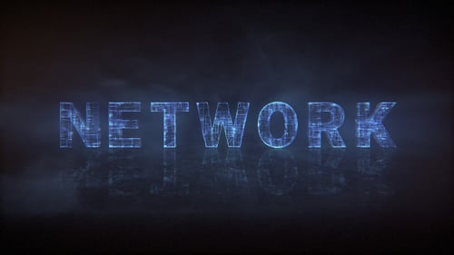 Network Type - Animated Typeface
