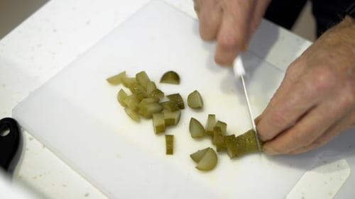 Preparation Of The Ingredients In The Kitchen