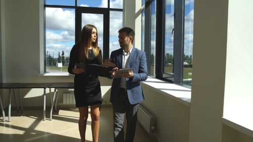 Concepto de oficina de colegas de negocios, empresaria