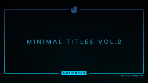 Dynamic Minimalist Title Card Animations for Modern Projects