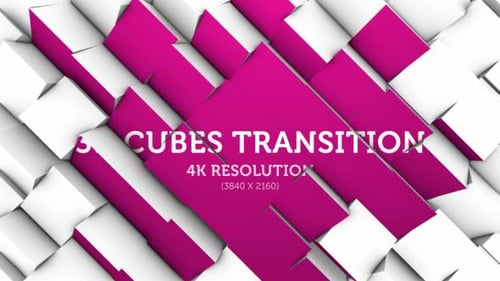 Dynamic 3D Cube Reveal Transition