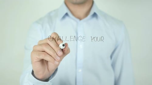 Challenge Your Limits, Writing On Screen