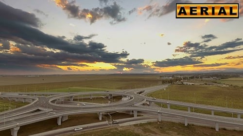 Traffic On The Road Crossing