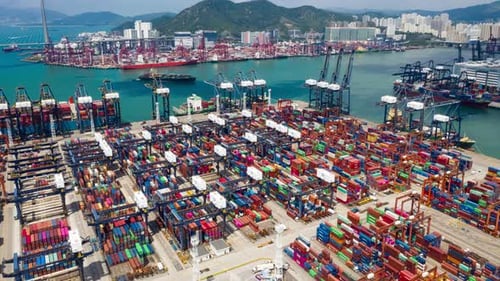 Kwai Tsing Container Terminals in Hong Kong