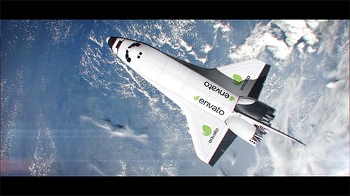 Your Logo on Space Shuttle