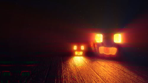 Glowing Jack-o'-Lanterns Spooky Halloween Night Intro