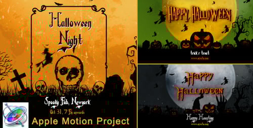 Halloween Openers - Apple Motion