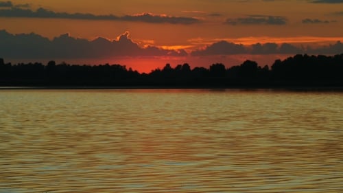 Sanset on River