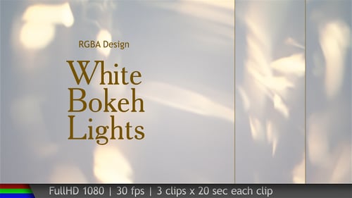 Bokeh Lights White Backgrounds
