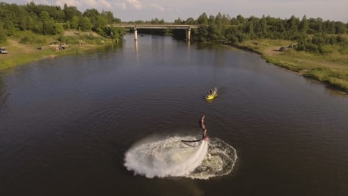 Fly Board Rider en el río