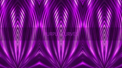 Abstract Geometric Purple Light Streaks Looping Background