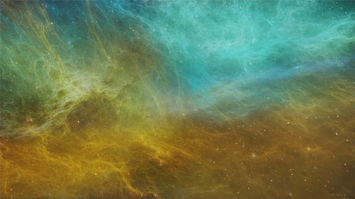 Animated Cosmic Nebula Background with Twinkling Stars