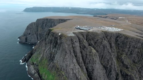 Cabo Norte (Nordkapp) no norte da Noruega.