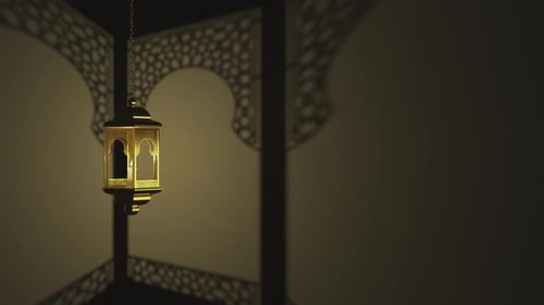 Traditionelle Laternen im Ramadan-Urlaub.