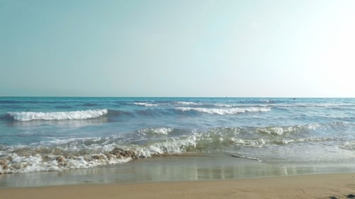 Crashing Waves On Beach Is The Most Relaxing View