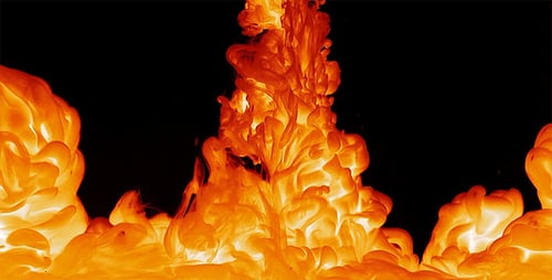 Unterwasserfeuer Farbe Rauch