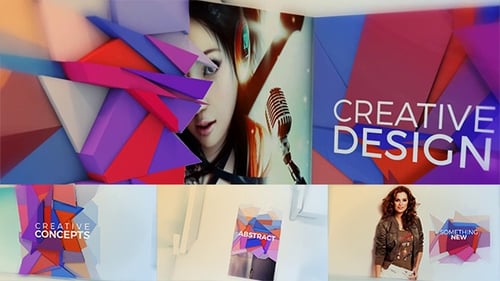 Abstract Colorful Display