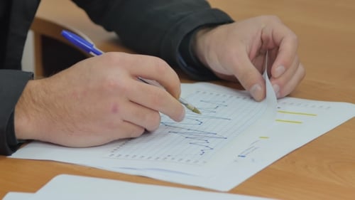 Businessman Working In The Office