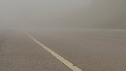 Fog On Road
