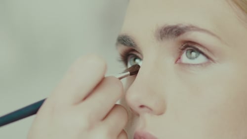Make-up Work. Face Of a Model.