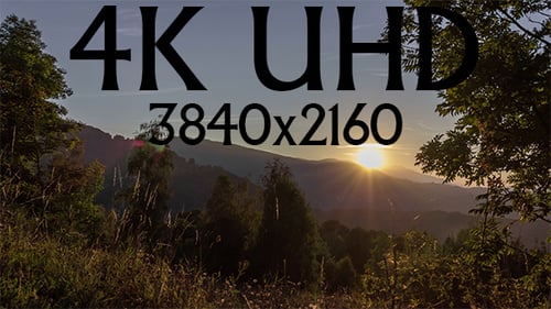 Sunset over Mountain