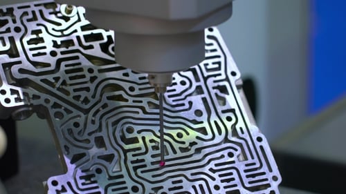 Fraiseuse CNC pour le travail des métaux.