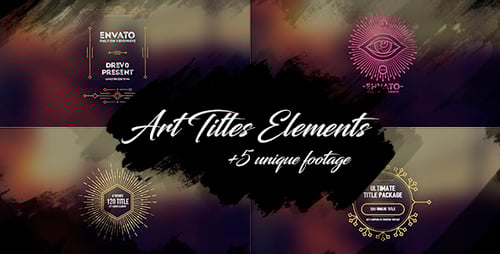 Animated Decorative Frames and Abstract Title Reveals