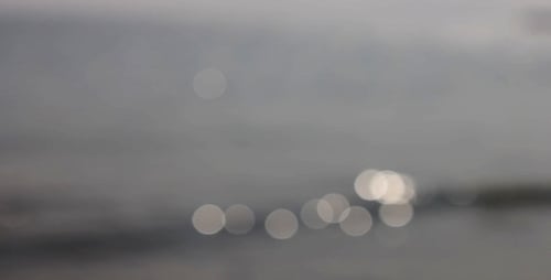 Blurred Abstract Sparkling Light on Water