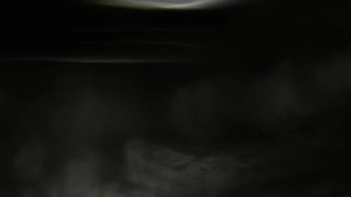 Abstract Light Patterns Against a Dark Background