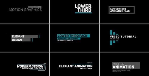 Modern Lower Thirds: Minimal Title Animations for Video Projects