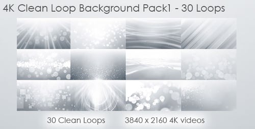 4K Clean Loop Hintergrundpaket