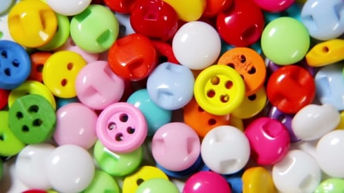 Fond de boutons lumineux de couleurs mélangées