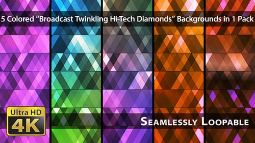 Broadcast Funkelnde Hi-Tech-Diamanten — Packung 02